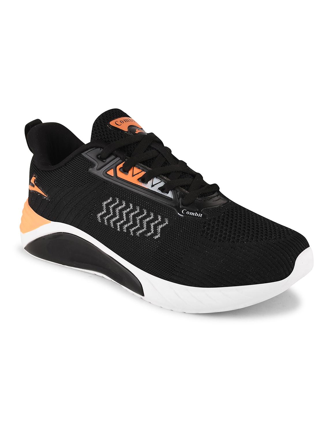 men self designed black lace-up sport shoe - 20449236 - Zoom Image - 0