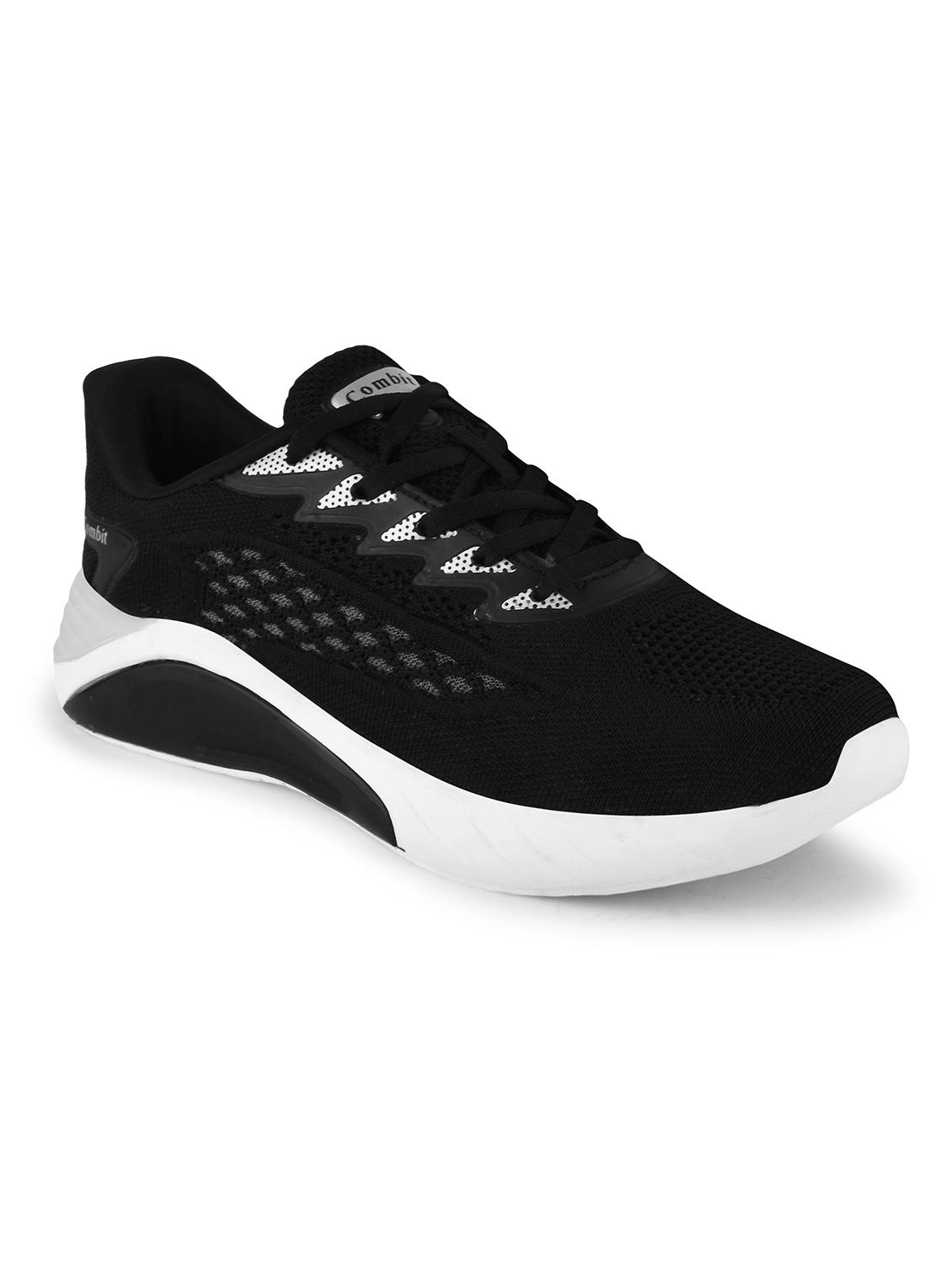 men self designed black lace-up sport shoe - 20449239 -  Zoom Image - 0
