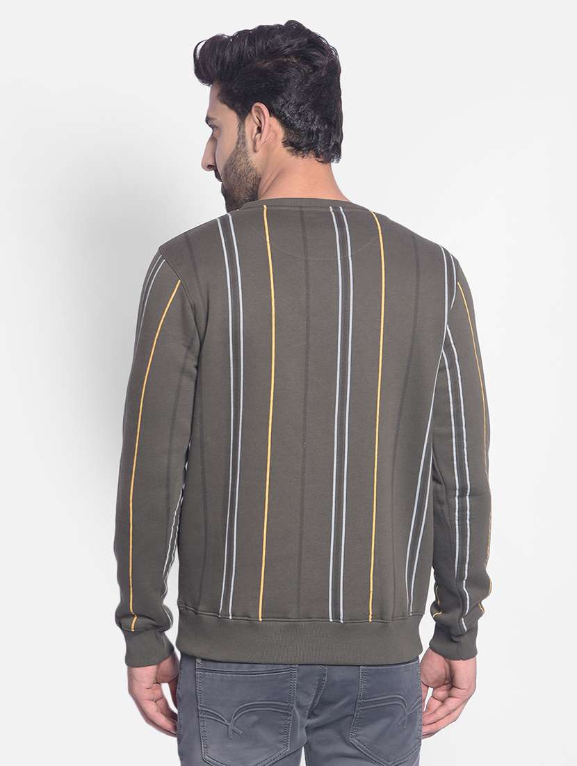 mens striped sweatshirt - 20449329 - Standard Image - 3