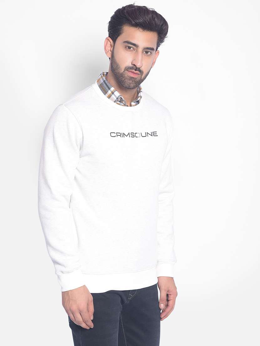 mens chest print sweatshirt