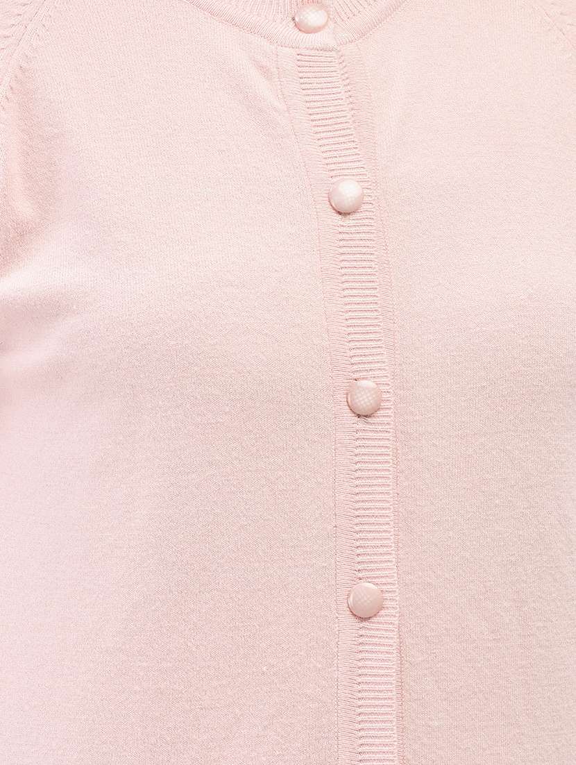 women rosewater viscose cardigan - 20449364 - Standard Image - 5