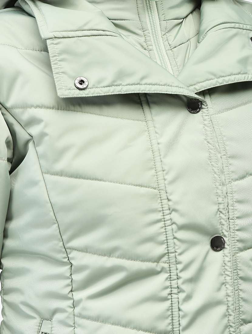 women neo mint polyester quilted & padded jacket - 20449386 - Standard Image - 5
