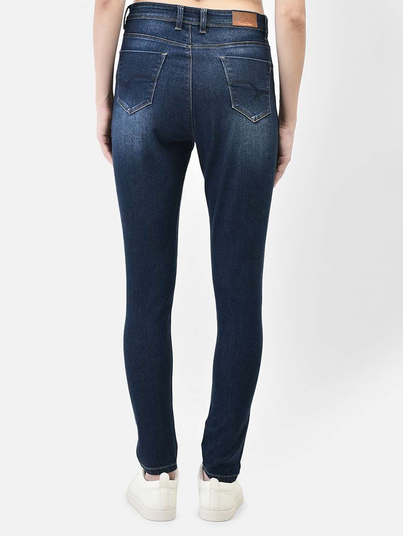 navy blue washed slim fit jean - 20449399 -  Standard Image - 3