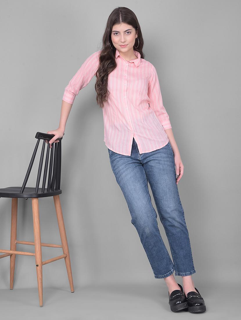 striped casual shirt - 20449404 - Standard Image - 3