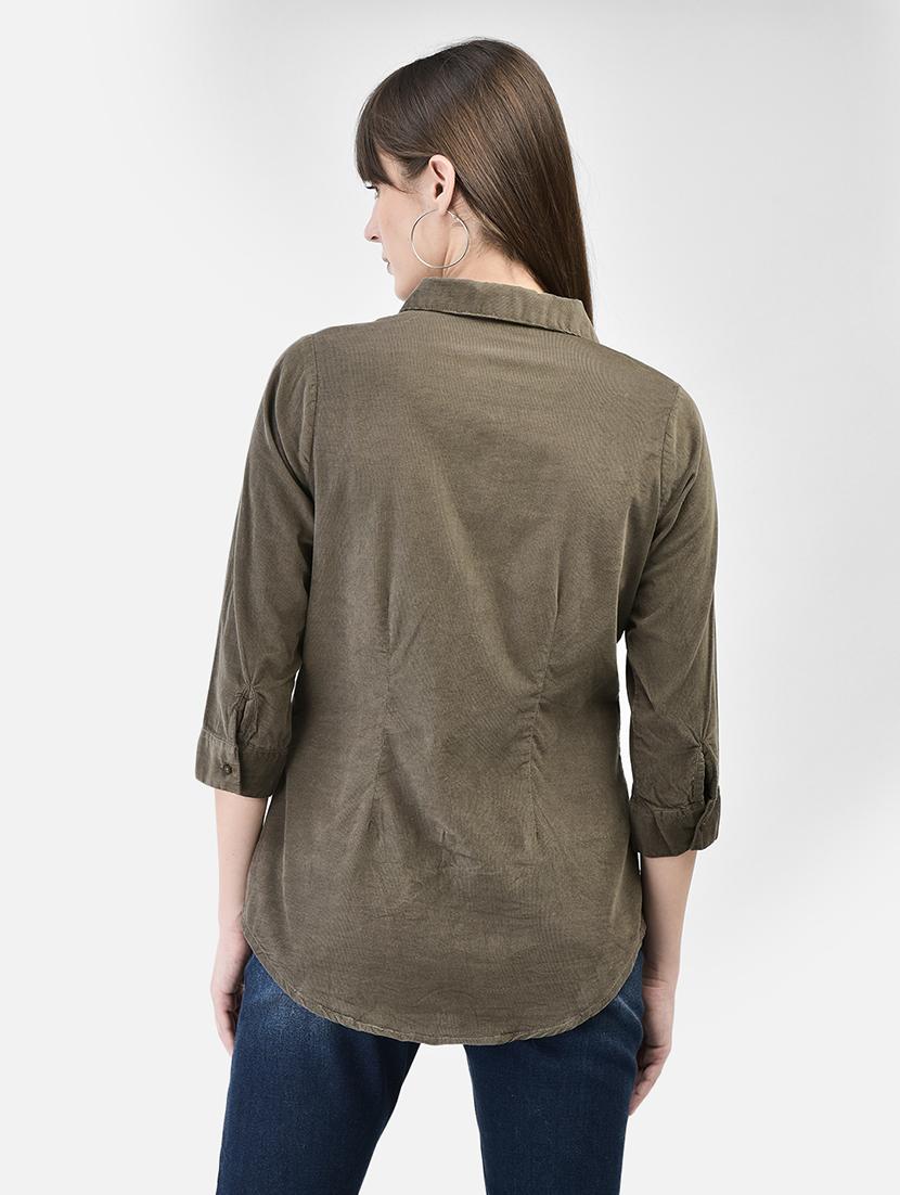 solid casual shirt - 20449407 - Standard Image - 3