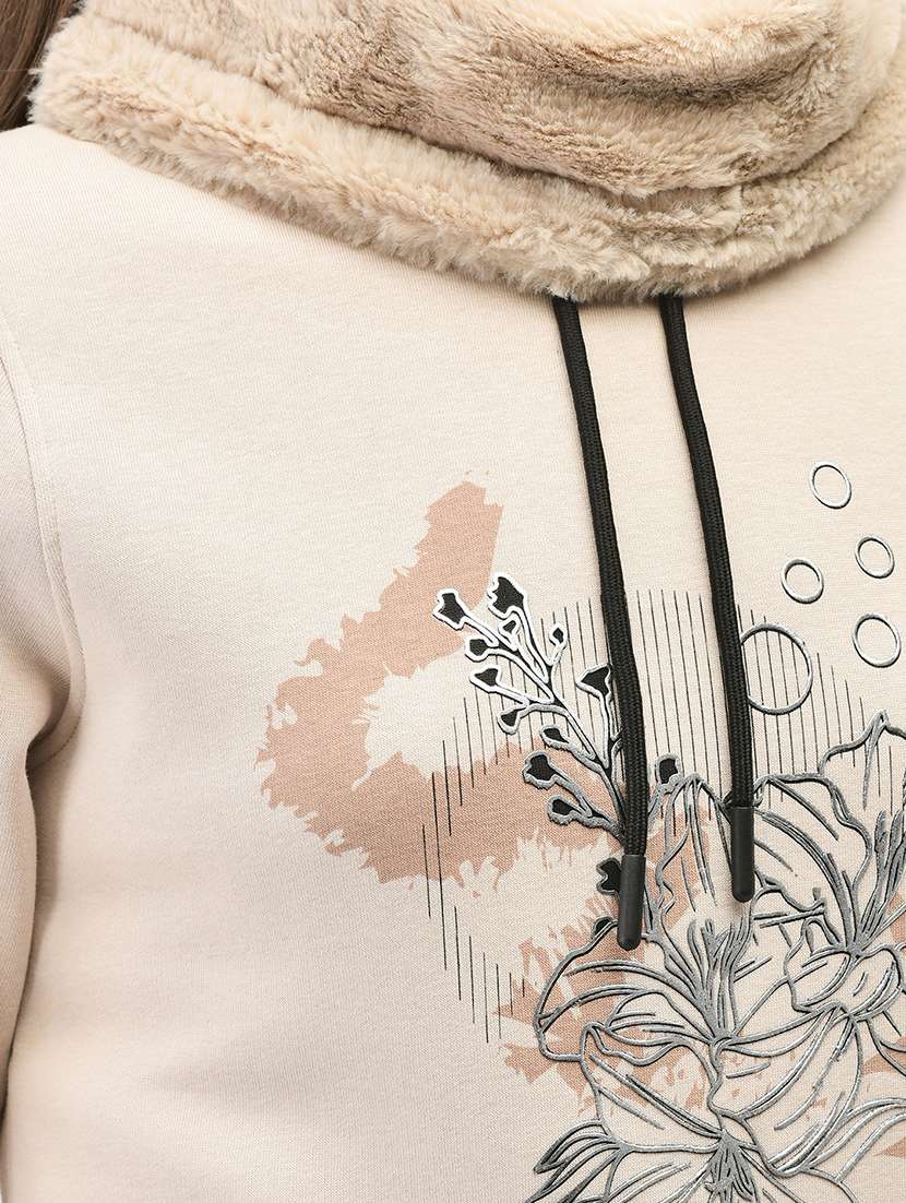 women's front print sweatshirt - 20449424 -  Standard Image - 5