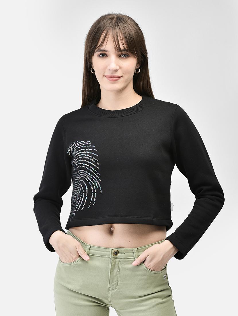 women's placement print sweatshirt - 20449426 - Zoom Image - 0