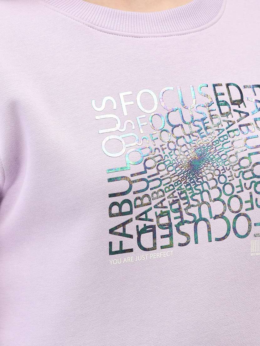 women's front print sweatshirt - 20449428 -  Standard Image - 5