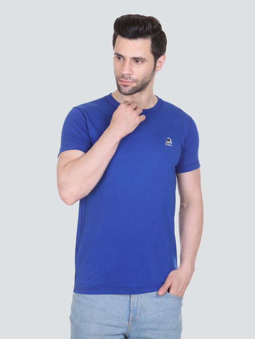 men pack of 2 solid regular t-shirt - 20450019 - Standard Image - 3