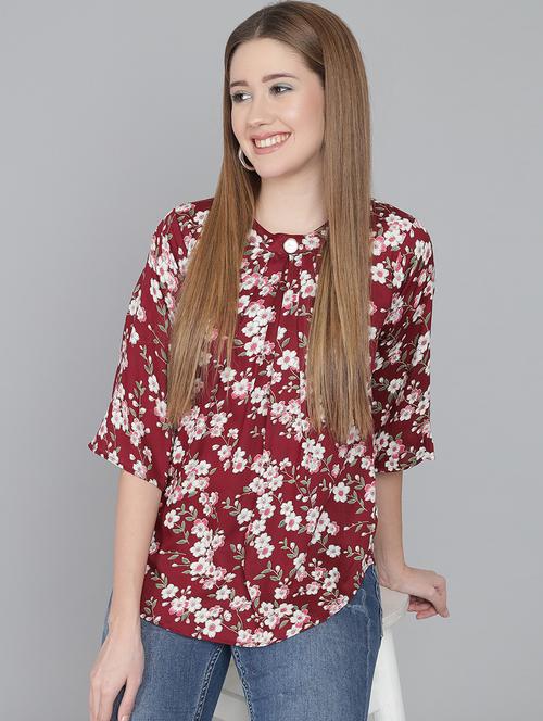 casual printed regular top - 20451315 - Standard Image - 0