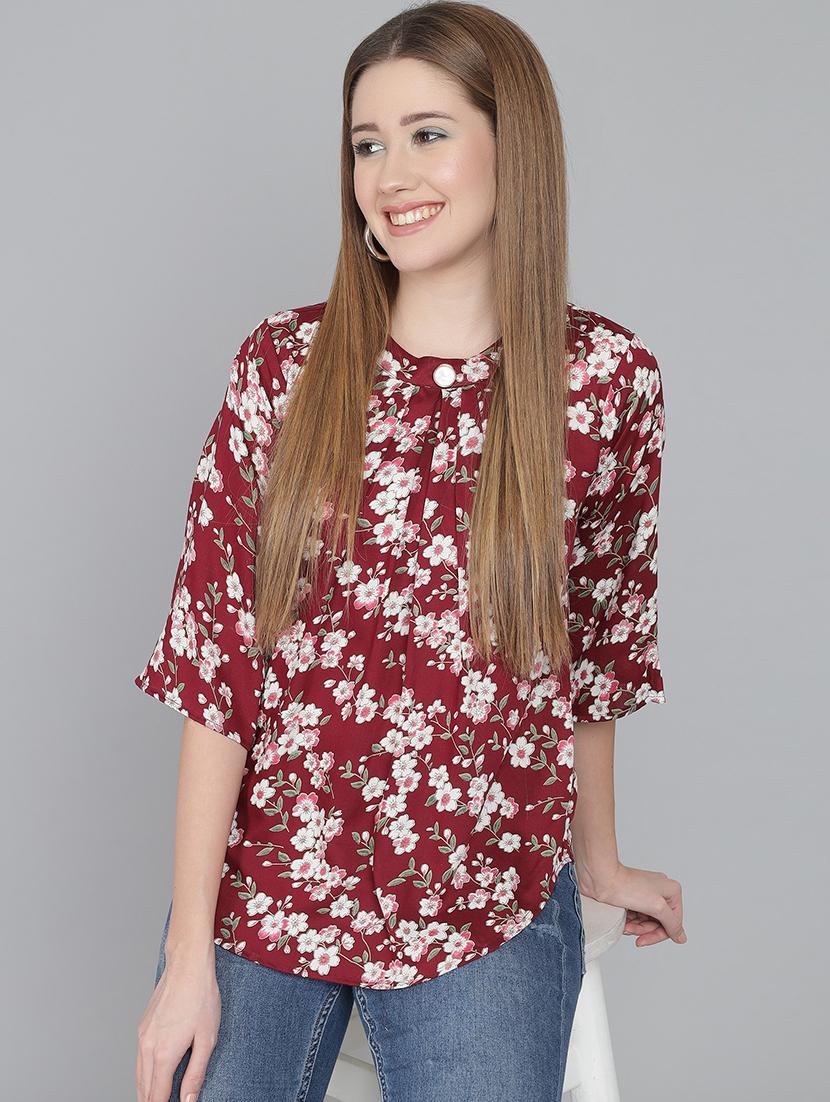 casual printed regular top - 20451315 - Zoom Image - 0
