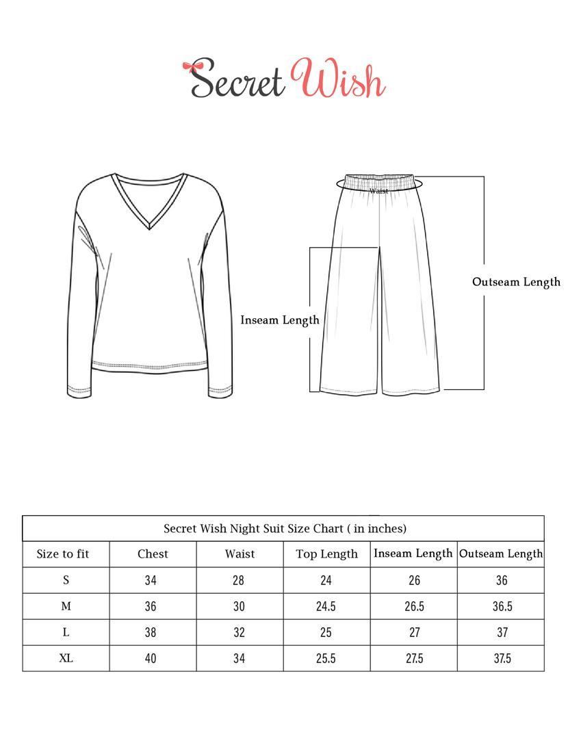 navy blue embroidered pyjama nightwear set - 20451405 - Standard Image - 5
