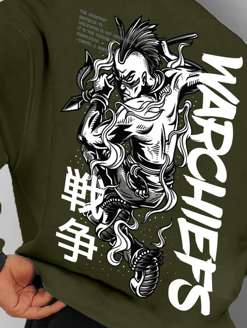 men oversized back print sweatshirt - 20451498 -  Standard Image - 3