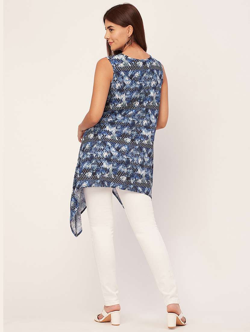 printed asymmetric top - 20451556 -  Standard Image - 3