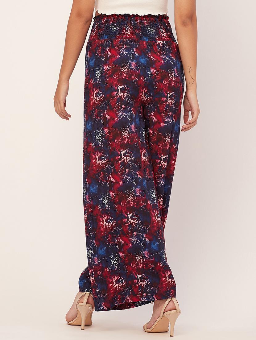 women multi colored flared palazzo - 20451560 - Standard Image - 3