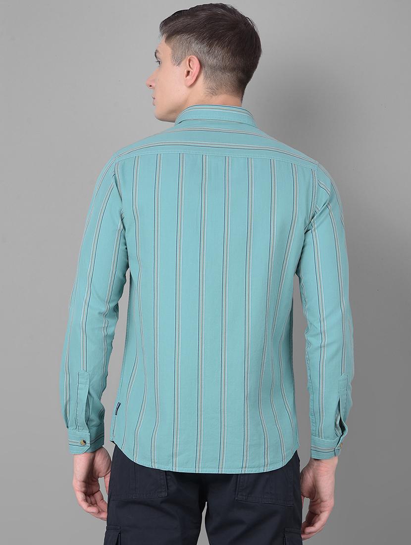 cotton striped casual shirt - 20454996 - Standard Image - 3