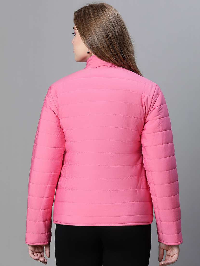 women multi colored polyester regular jacket - 20458023 -  Standard Image - 3