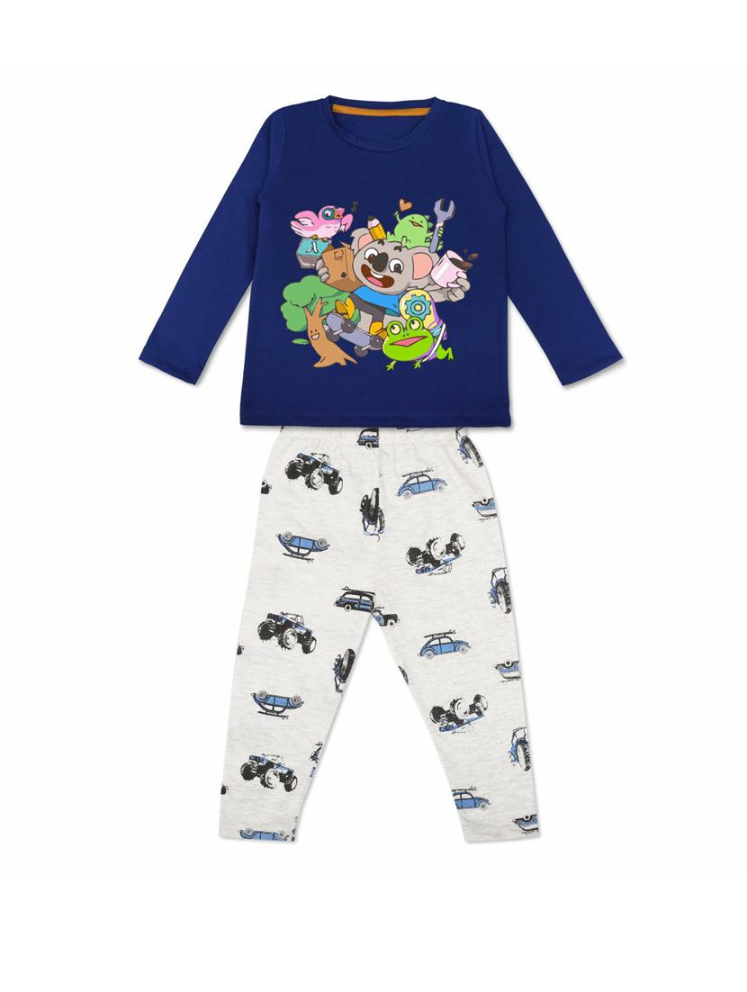 boys graphic print pyjama nightwear set