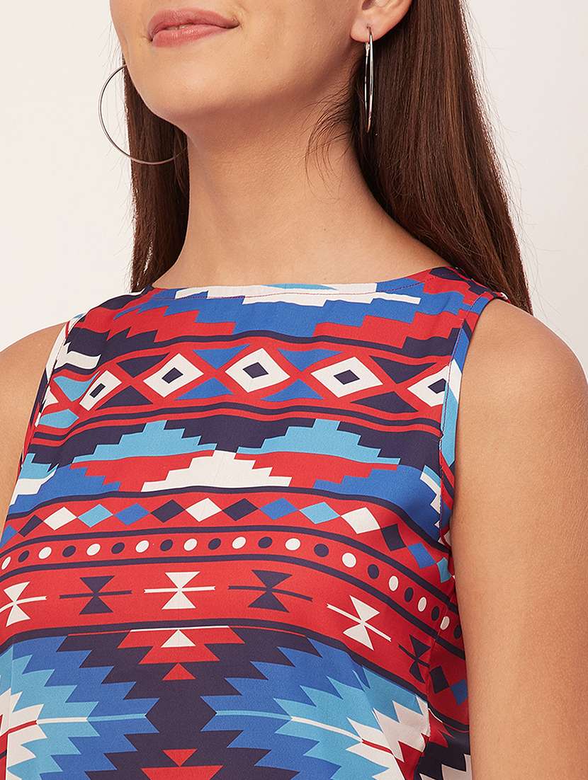 women's multi colored printed regular top - 20458136 -  Standard Image - 5
