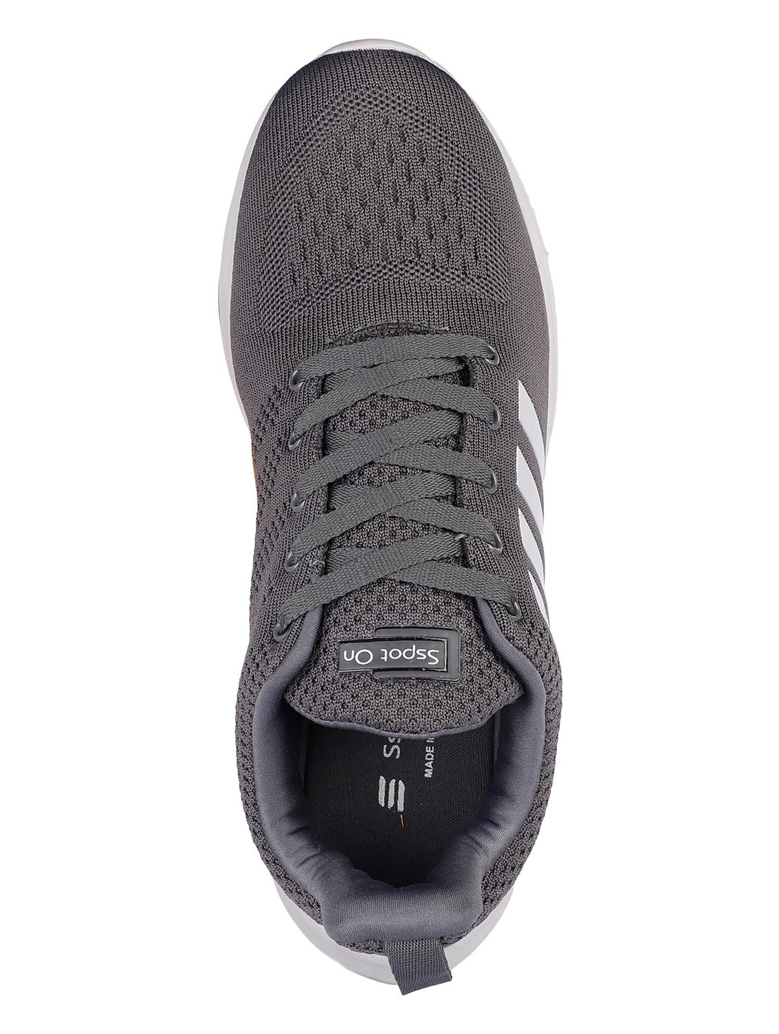 grey lace up sport shoes - 20458388 - Standard Image - 3