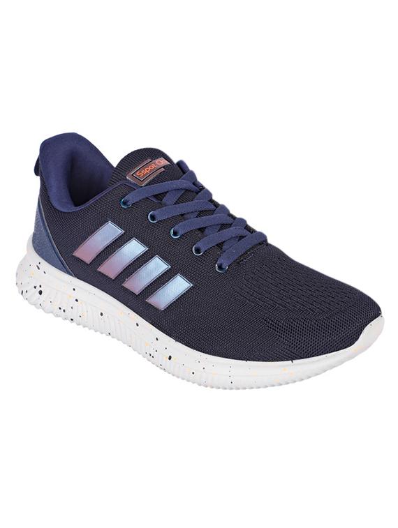 navy blue lace up sport shoes - 20458390 -  Zoom Image - 0