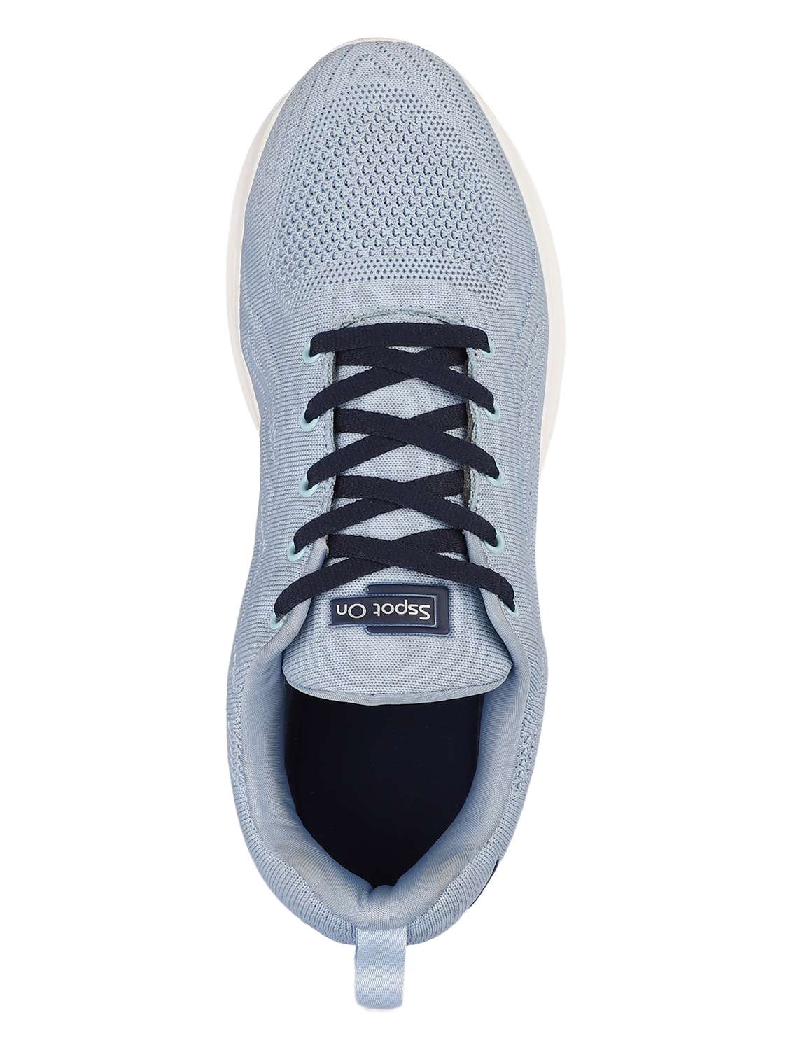 light blue lace up sport shoes - 20458394 - Standard Image - 3