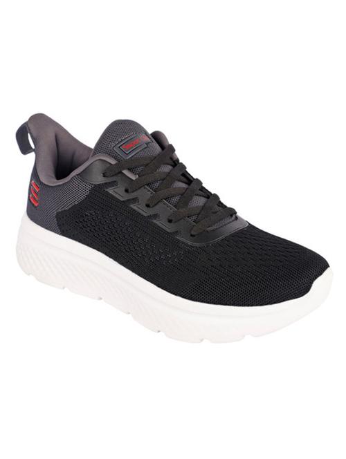 black lace up sport shoes - 20458437 - Standard Image - 0