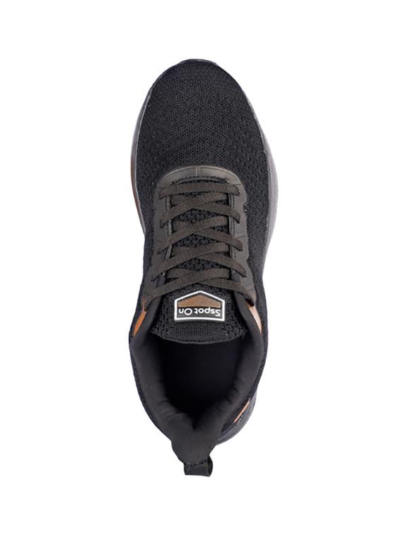 black lace up sport shoes - 20458449 - Standard Image - 3