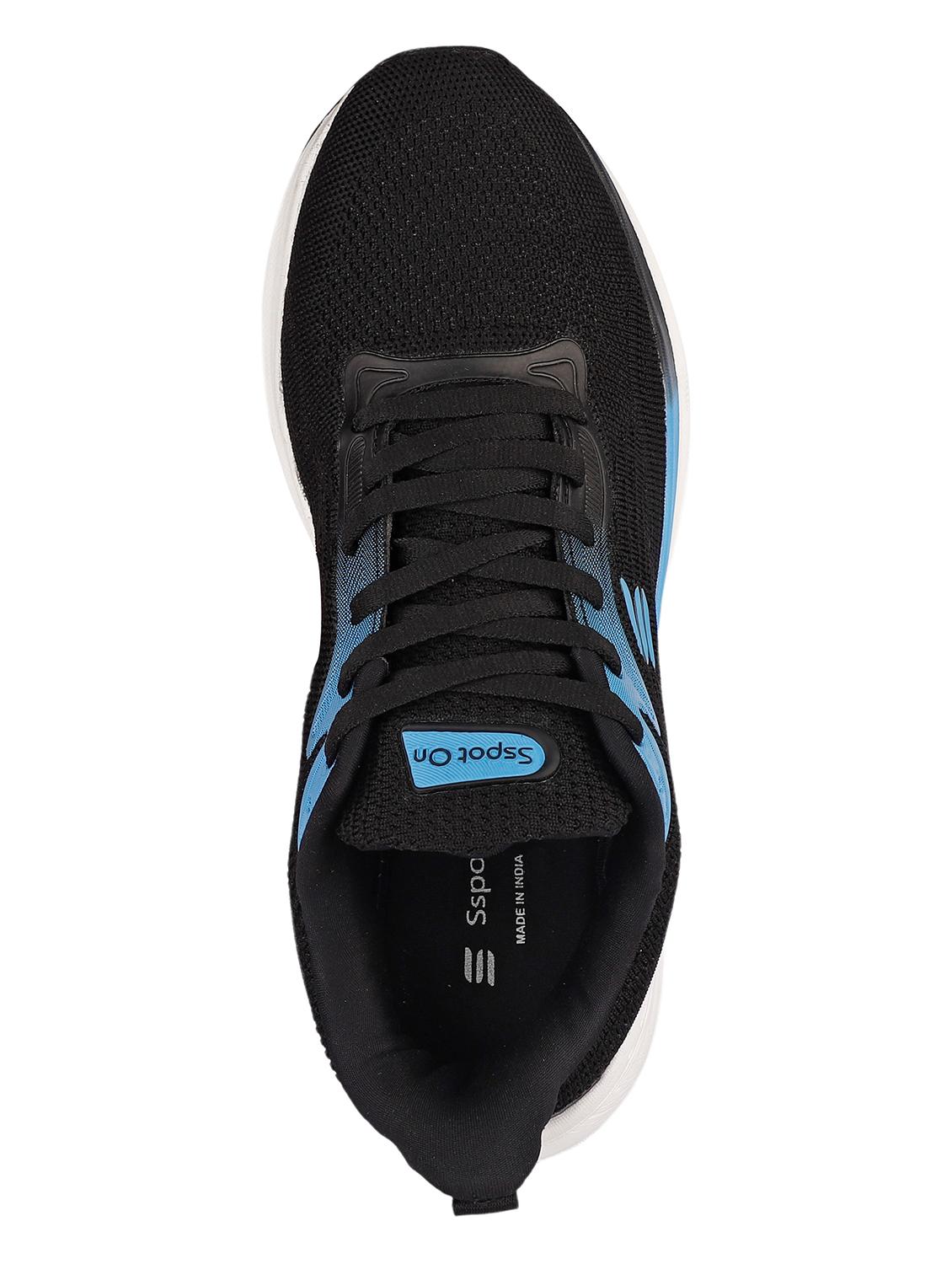 black lace up sport shoes - 20458464 - Standard Image - 3