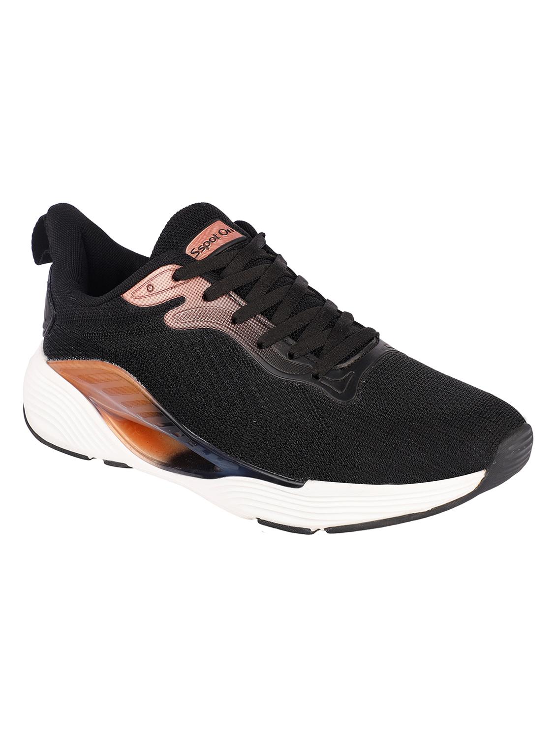 black lace up sport shoes - 20458468 -  Zoom Image - 0