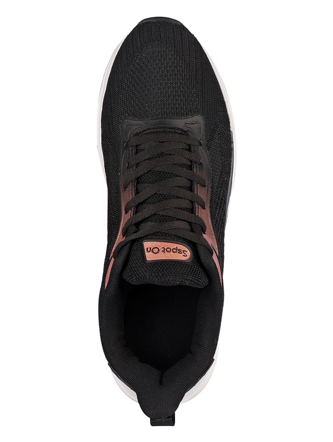 black lace up sport shoes - 20458468 - Standard Image - 3