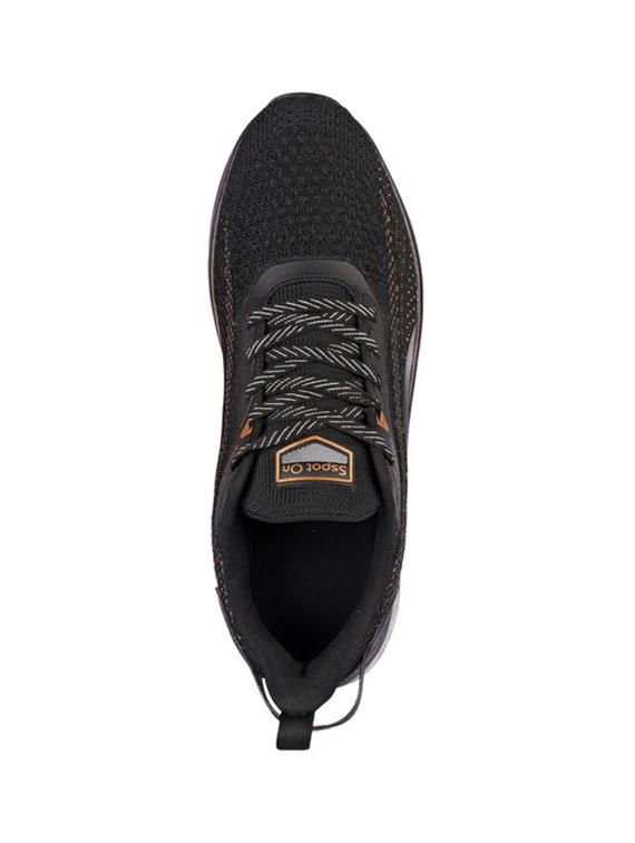 black lace up sport shoes - 20458498 - Standard Image - 3