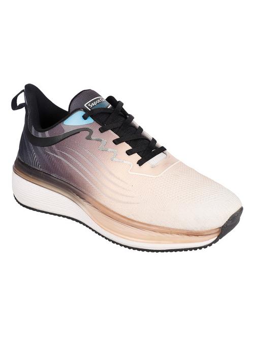 beige lace up sport shoes - 20458514 - Standard Image - 0