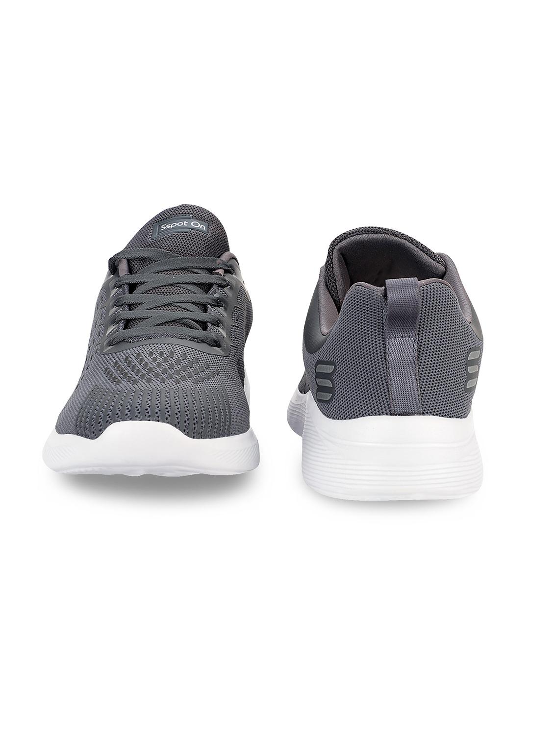 grey lace up sport shoes - 20458520 - Standard Image - 3