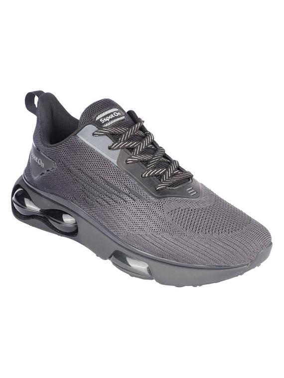 grey lace up sport shoes - 20458555 - Zoom Image - 0