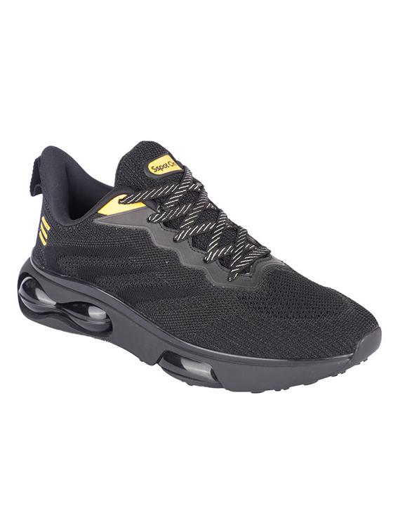 black lace up sport shoes - 20458575 -  Zoom Image - 0