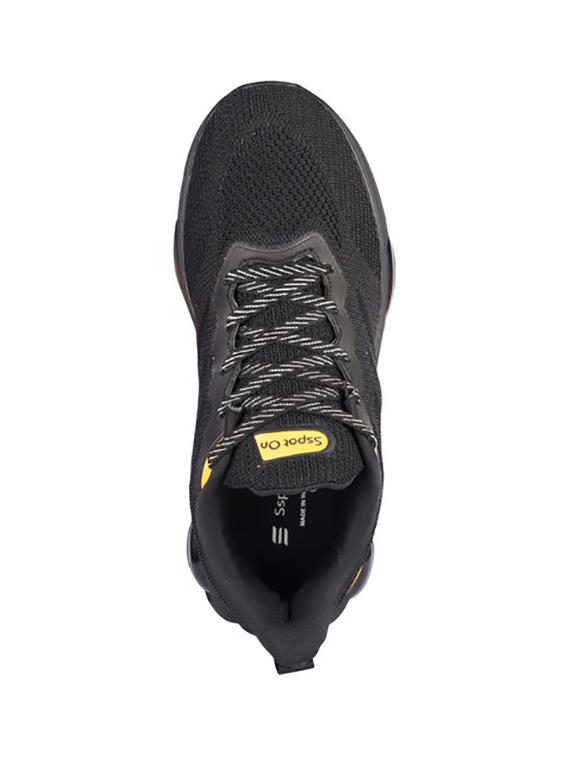 black lace up sport shoes - 20458575 - Standard Image - 3