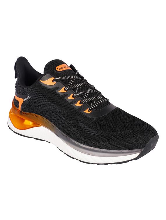 black lace up sport shoes - 20458587 - Zoom Image - 0