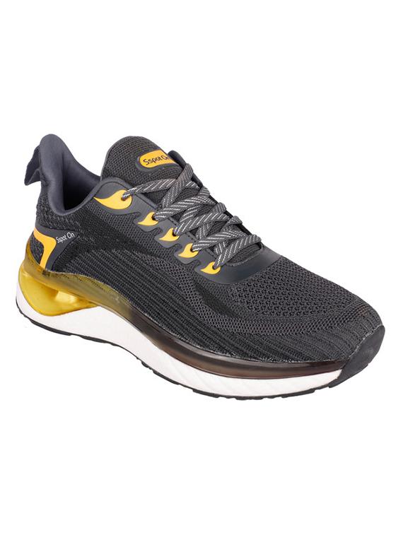 grey lace up sport shoes - 20458591 - Zoom Image - 0