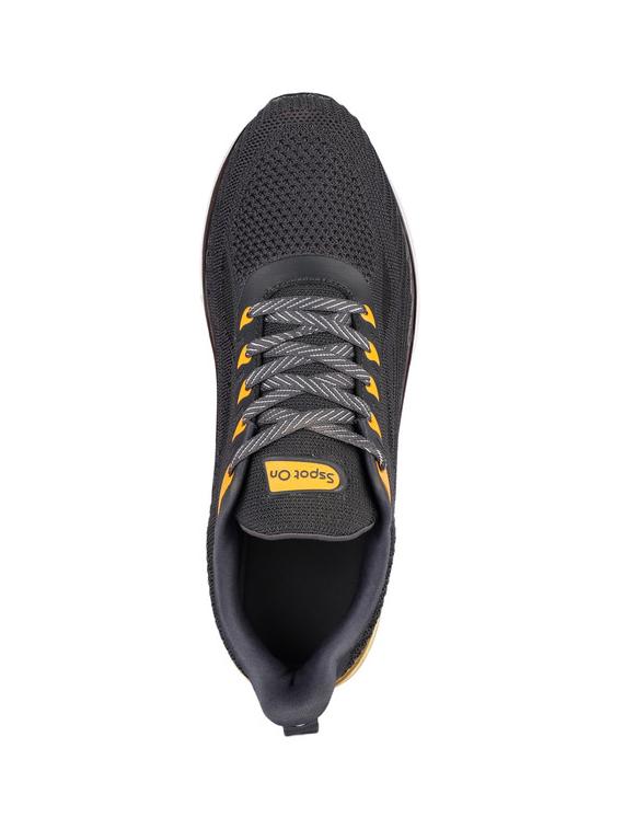 grey lace up sport shoes - 20458591 - Standard Image - 3