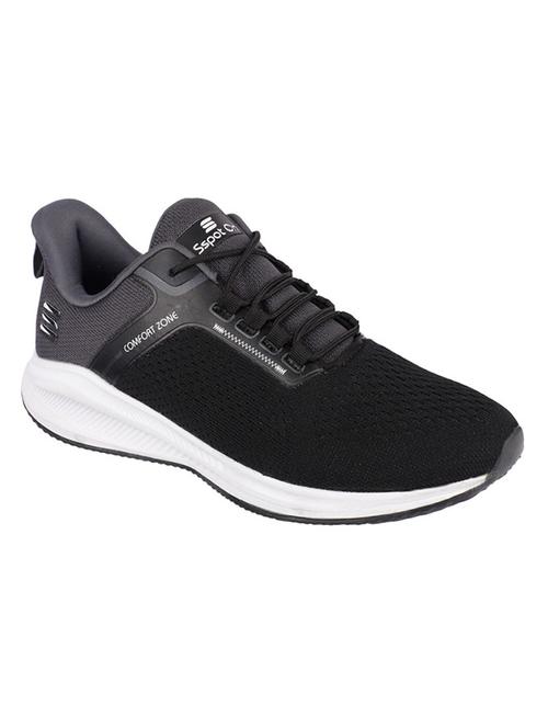 black lace up sport shoes - 20458598 - Standard Image - 0