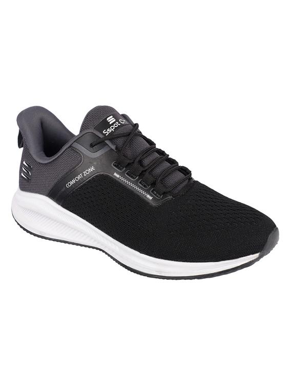 black lace up sport shoes - 20458598 - Zoom Image - 0