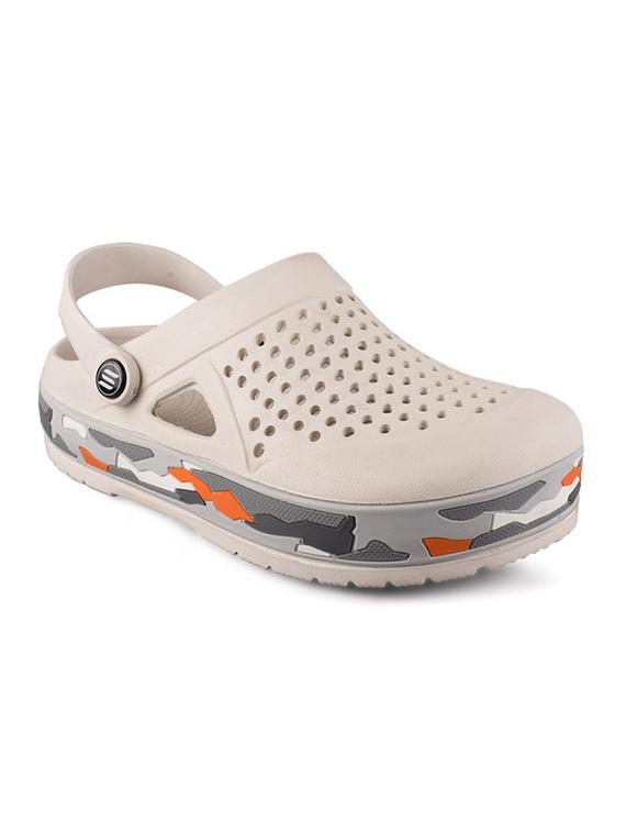 men textured beige clogs - 20458624 - Zoom Image - 0