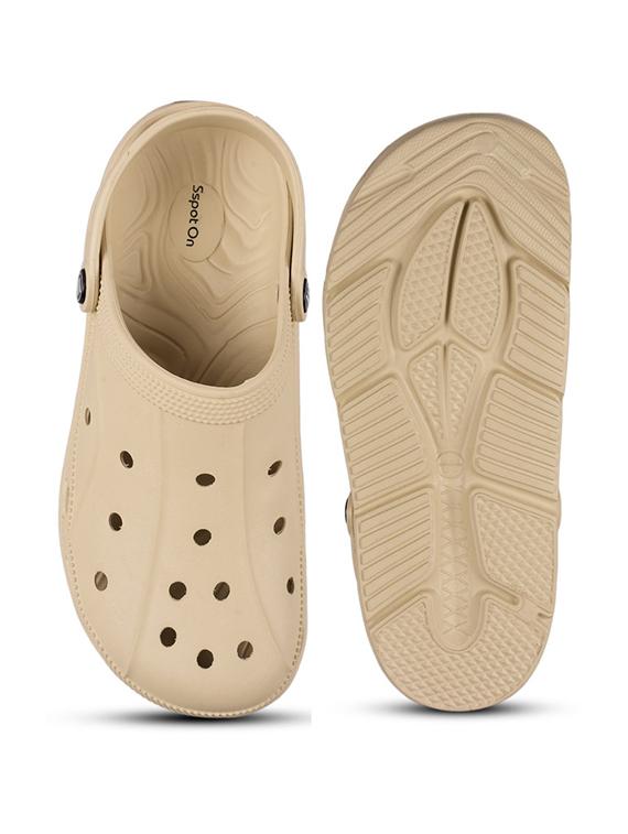 beige solid crocs - 20458625 - Standard Image - 3