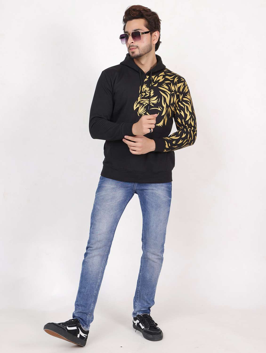 printed hooded sweatshirt - 20458990 - Standard Image - 3