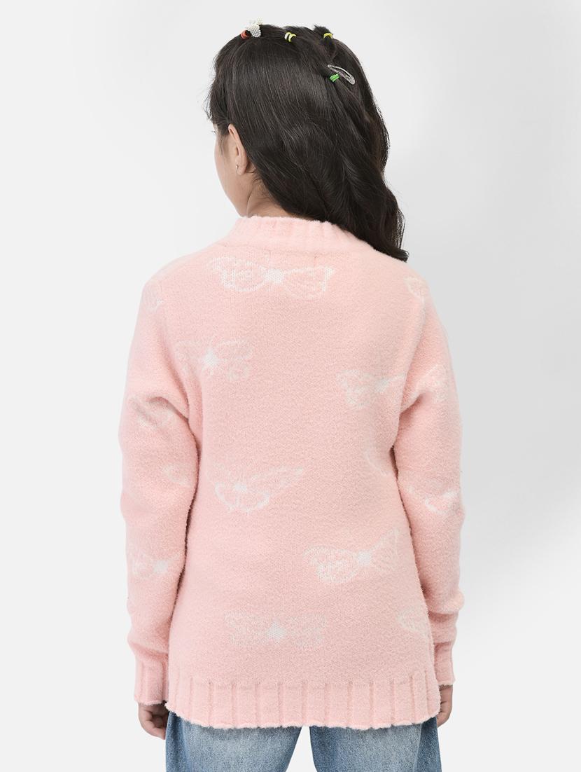 girls printed embellished pullover - 20459439 - Standard Image - 3