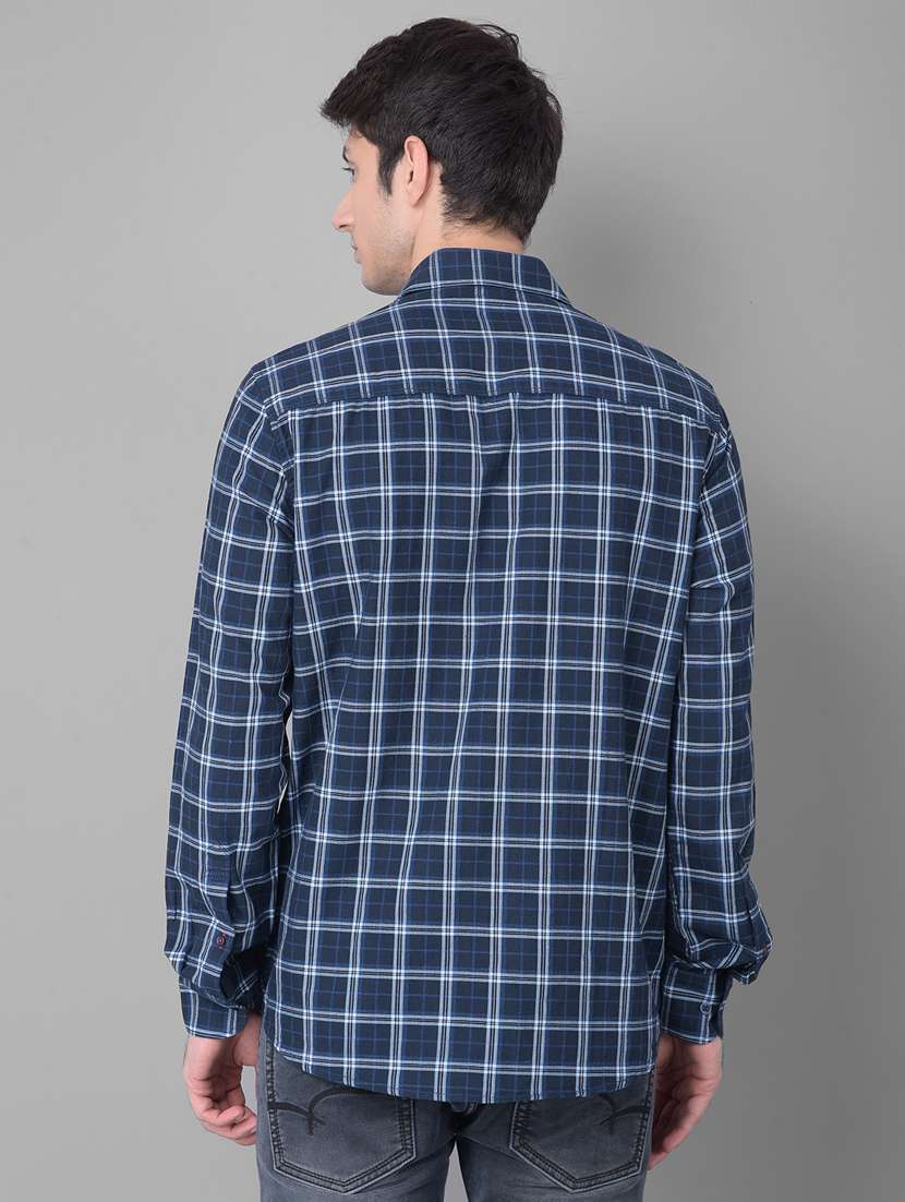 slim fit checked casual shirt - 20459464 -  Standard Image - 3