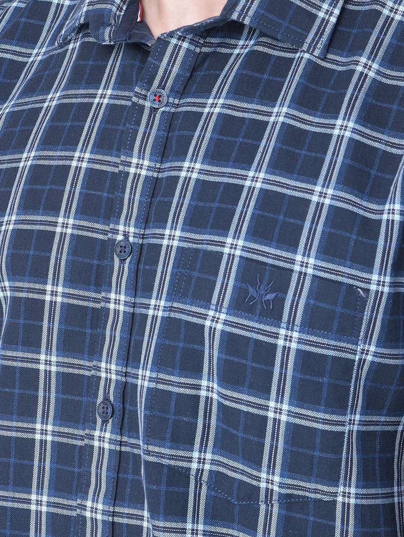 slim fit checked casual shirt - 20459464 -  Standard Image - 5