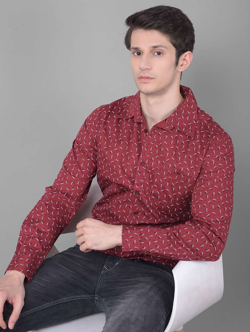 slim fit casual printed shirt - 20459475 -  Standard Image - 3