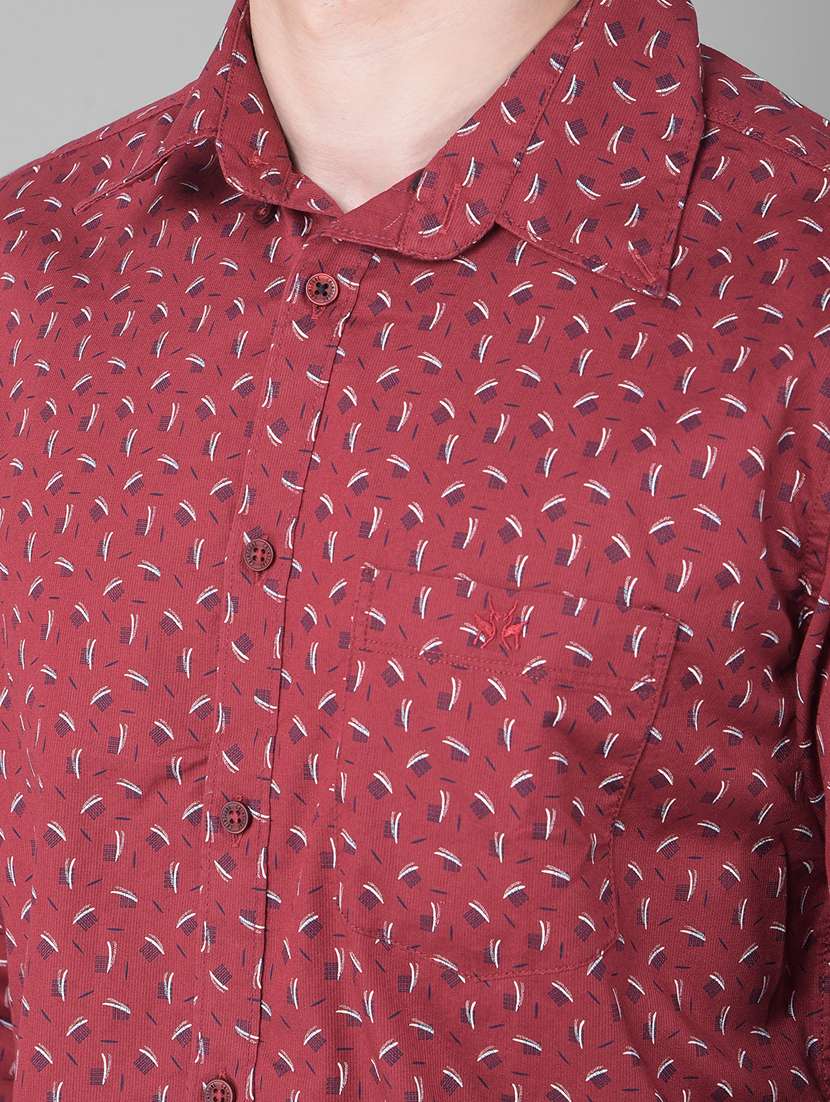 slim fit casual printed shirt - 20459475 -  Standard Image - 5